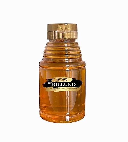 ByBillund dansk flydende honning i squeezy flaske fra egen bigård