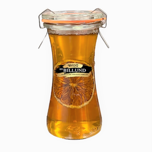 ByBillund tørret limefrugtskiver i flydende honning fra egen bigård