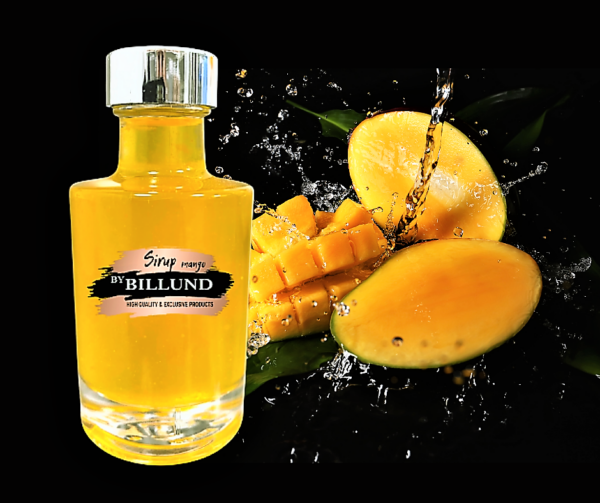 ByBillund-Sirup med mango-velegnet til is-pandekager-cocktails-BillundGin-desserter-