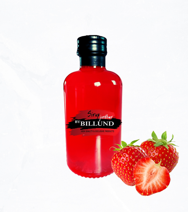ByBillund-billundgin-med jordbær-sirup- ananas sirup-garnish-drinks-gin hass-250ml